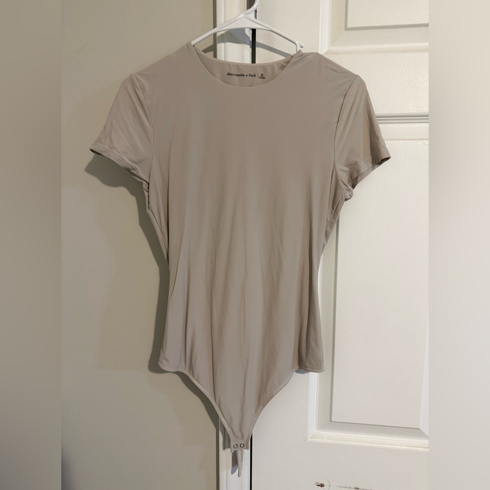 Abercrombie & Fitch Matte Short Sleeve Bodysuit